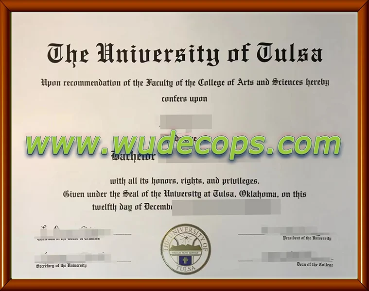 购买塔尔萨大学毕业证